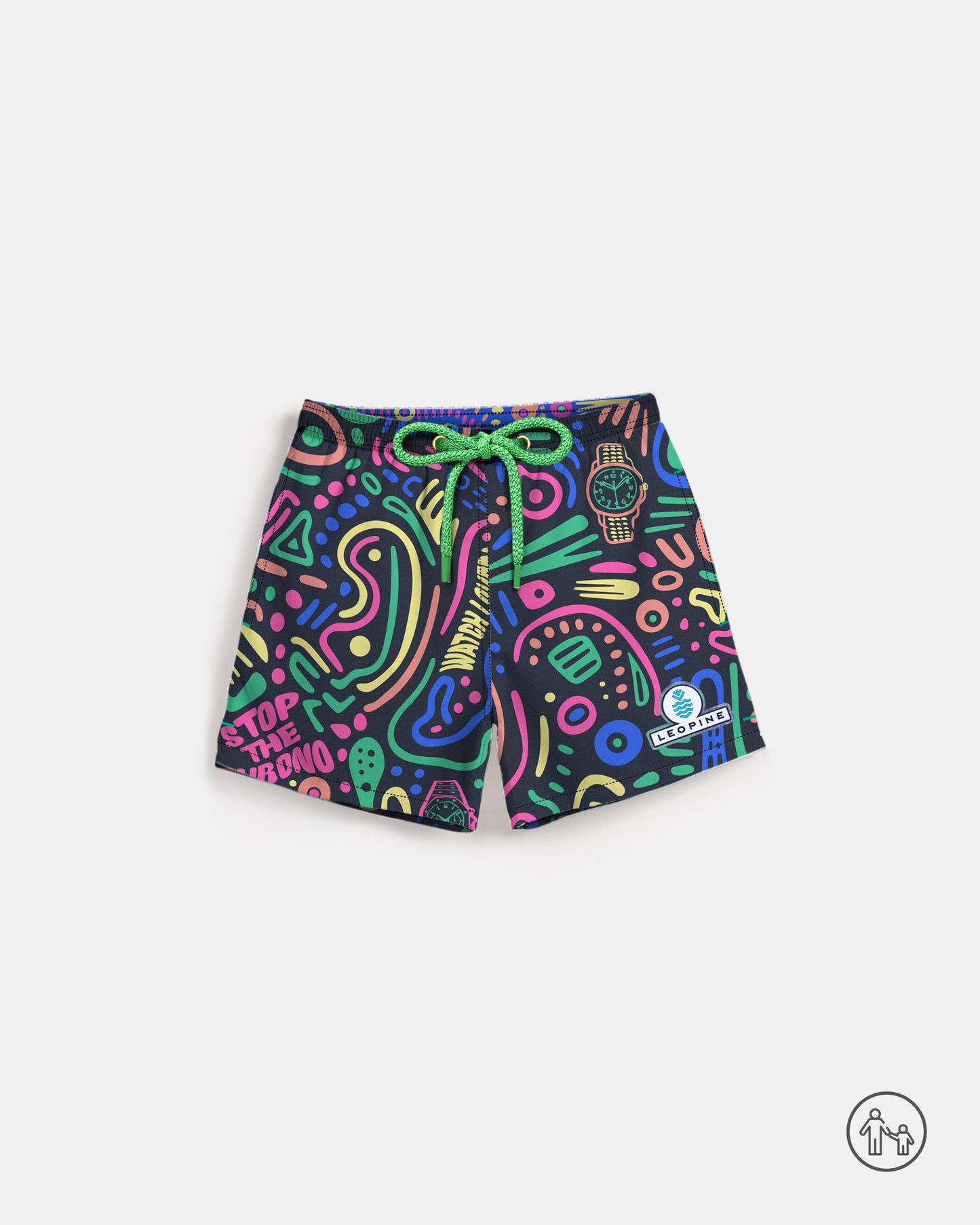 Stop The Chrono Swim Shorts Kids - LEOPINE