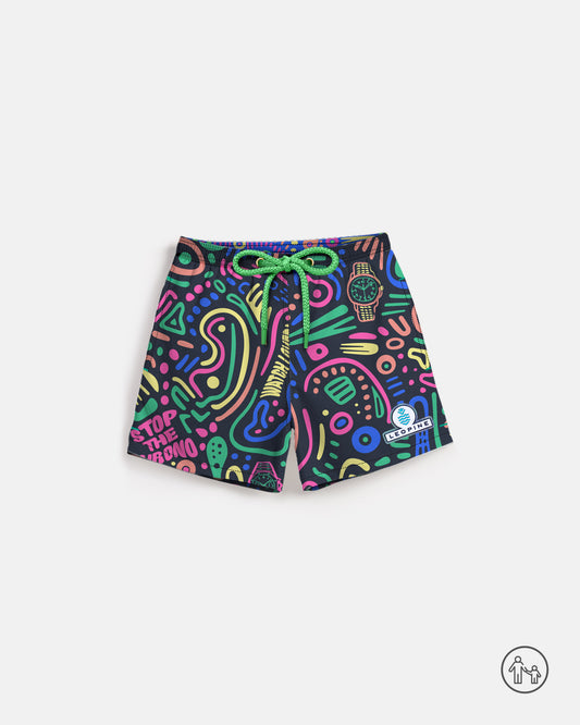 Stop The Chrono Swim Shorts Kids - LEOPINE