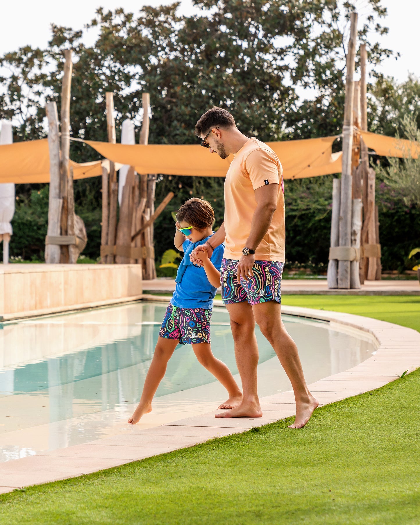 Stop The Chrono Swim Shorts Kids - LEOPINE
