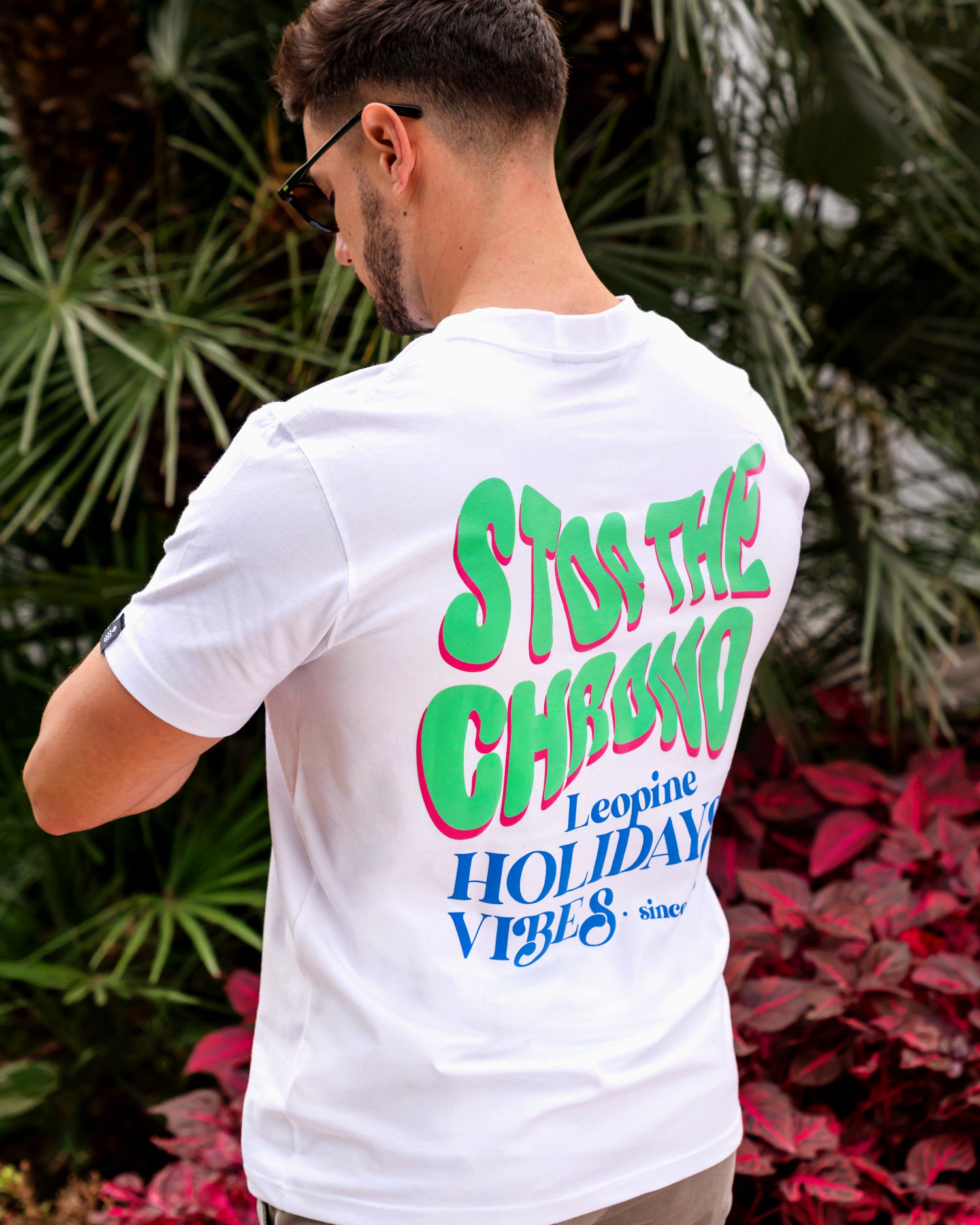Stop The Chrono White T-Shirt - LEOPINE
