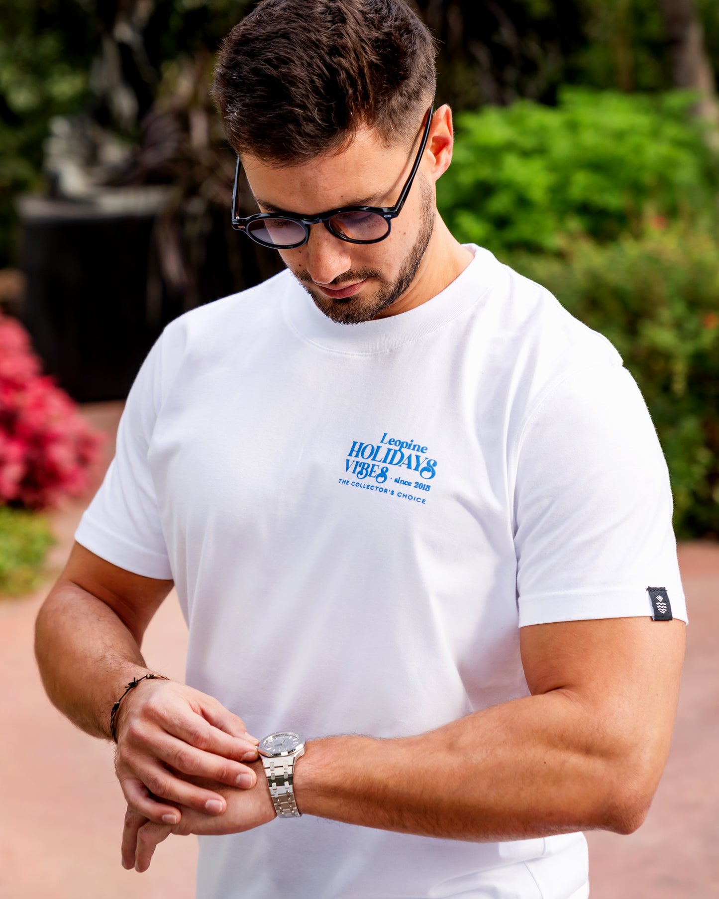 Stop The Chrono White T-Shirt - LEOPINE