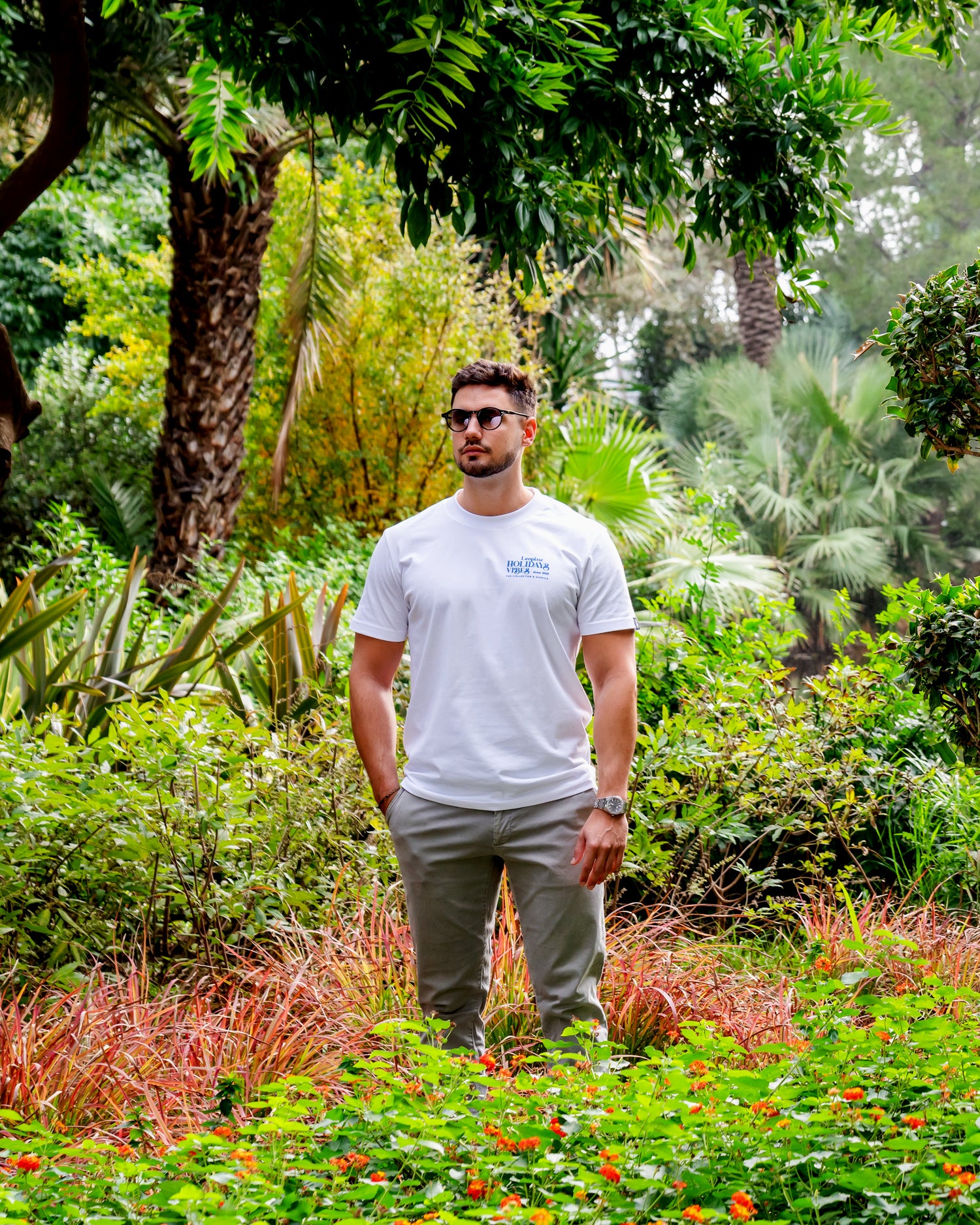 Stop The Chrono White T-Shirt - LEOPINE