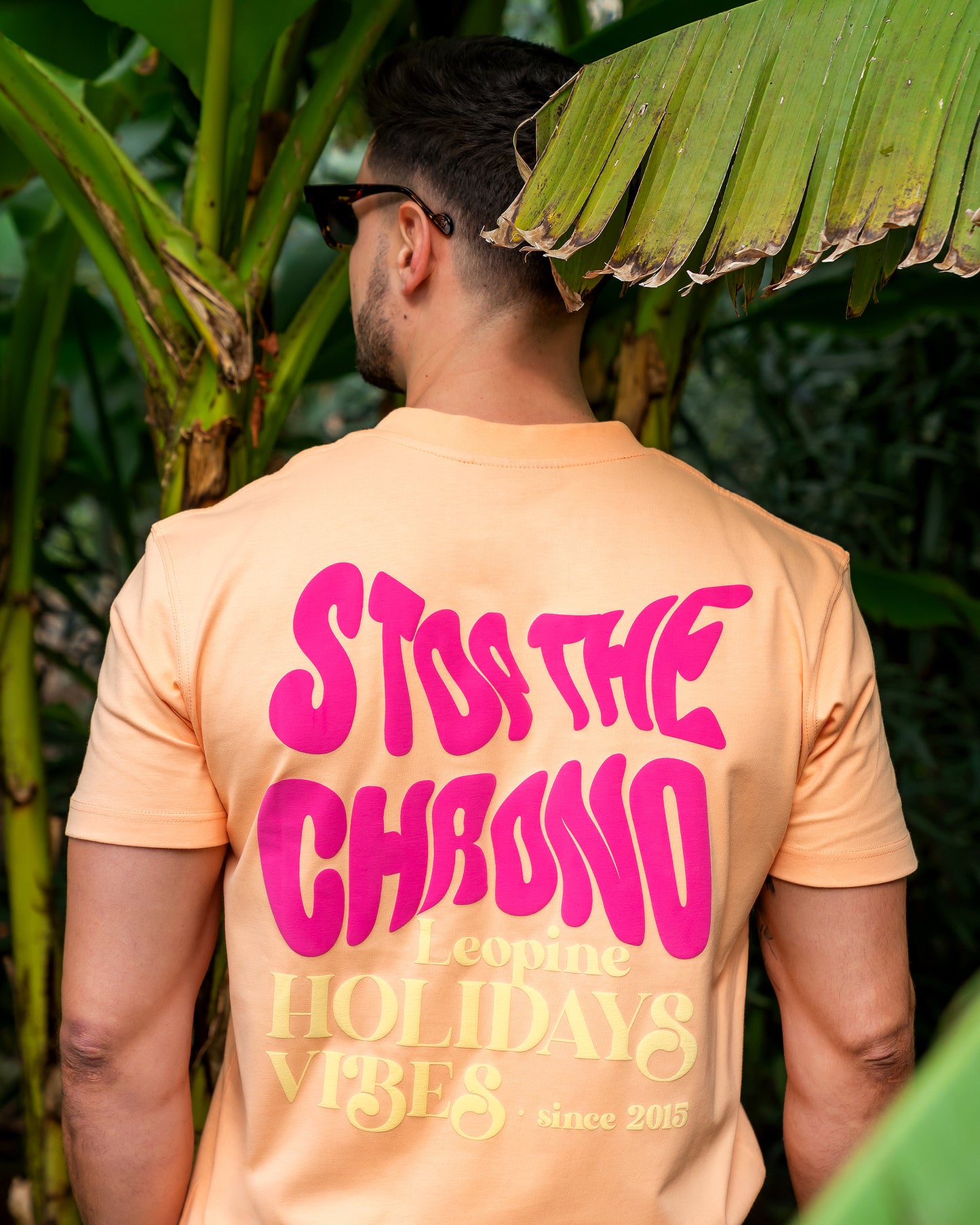 Stop The Chrono Salmon T-Shirt - LEOPINE