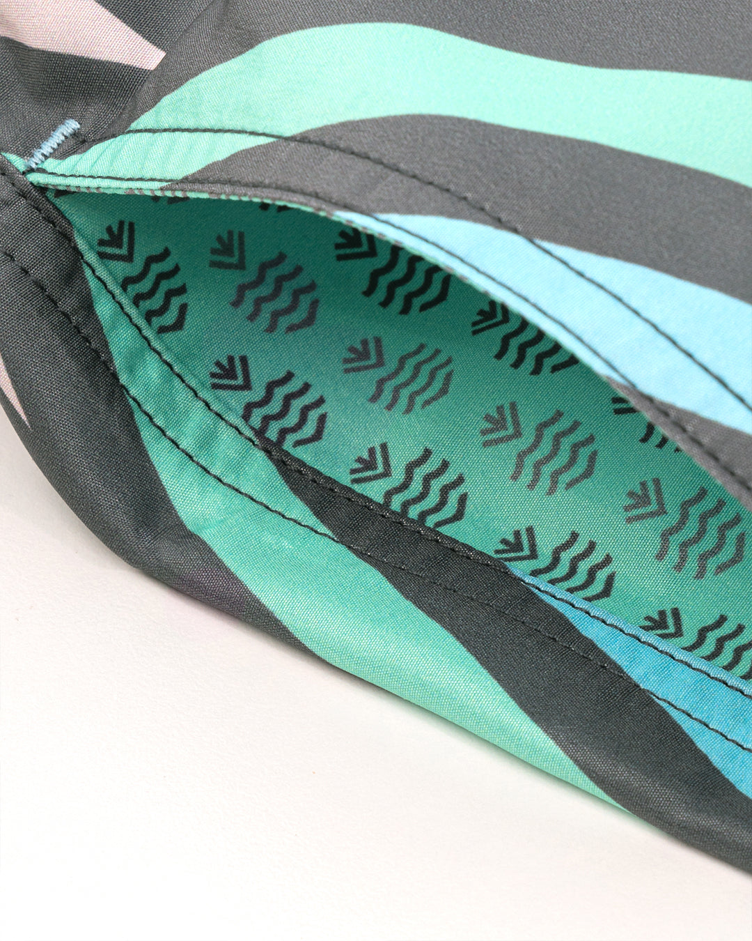 Aqua Stripes Swim Shorts - LEOPINE
