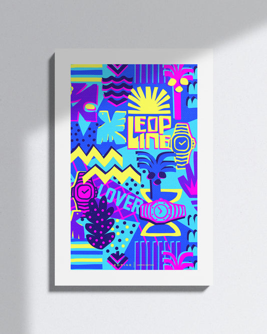 Tulum Vibes Canvas Art - LEOPINE