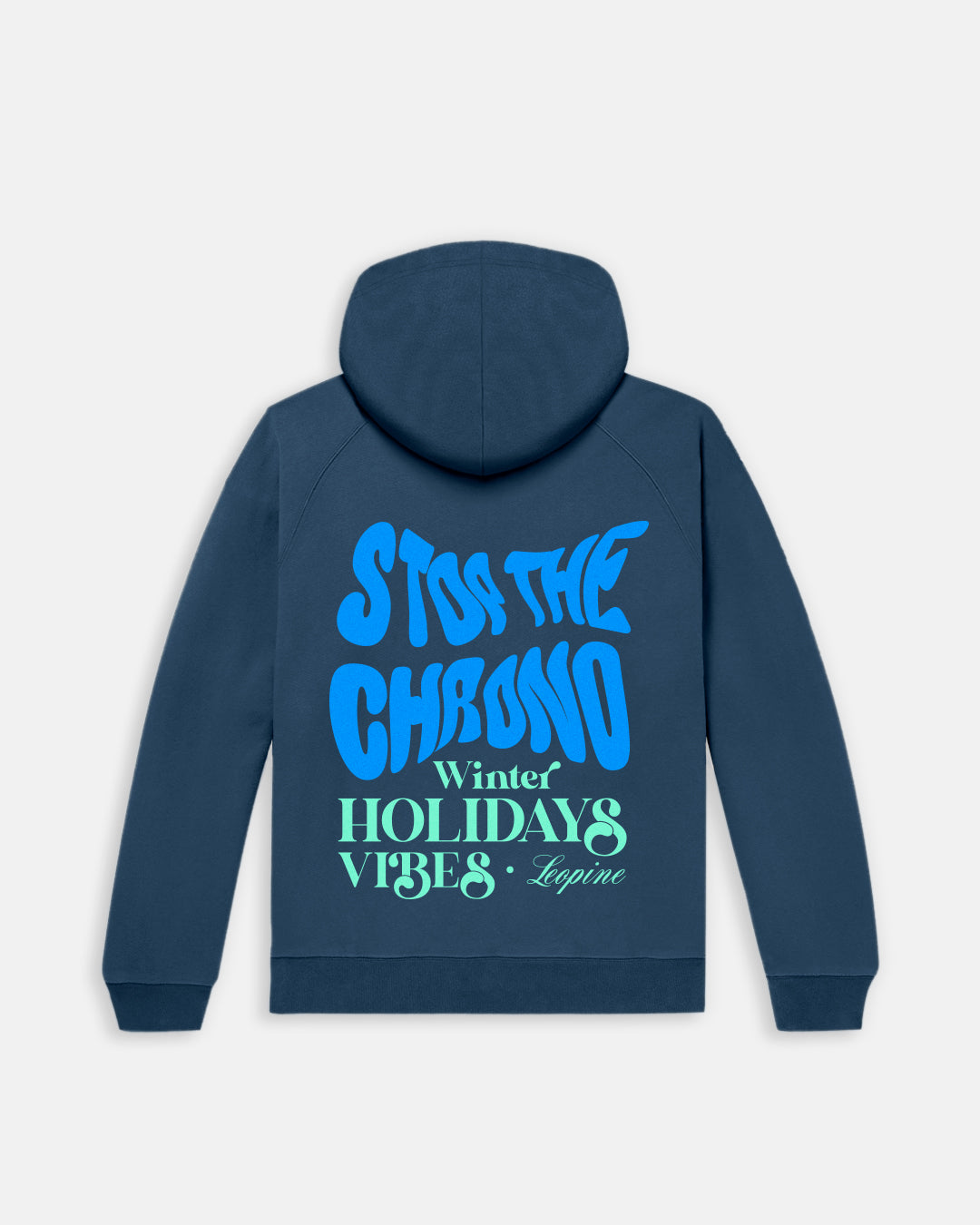 Stop The Chrono Zip-Up Hoodie - LEOPINE