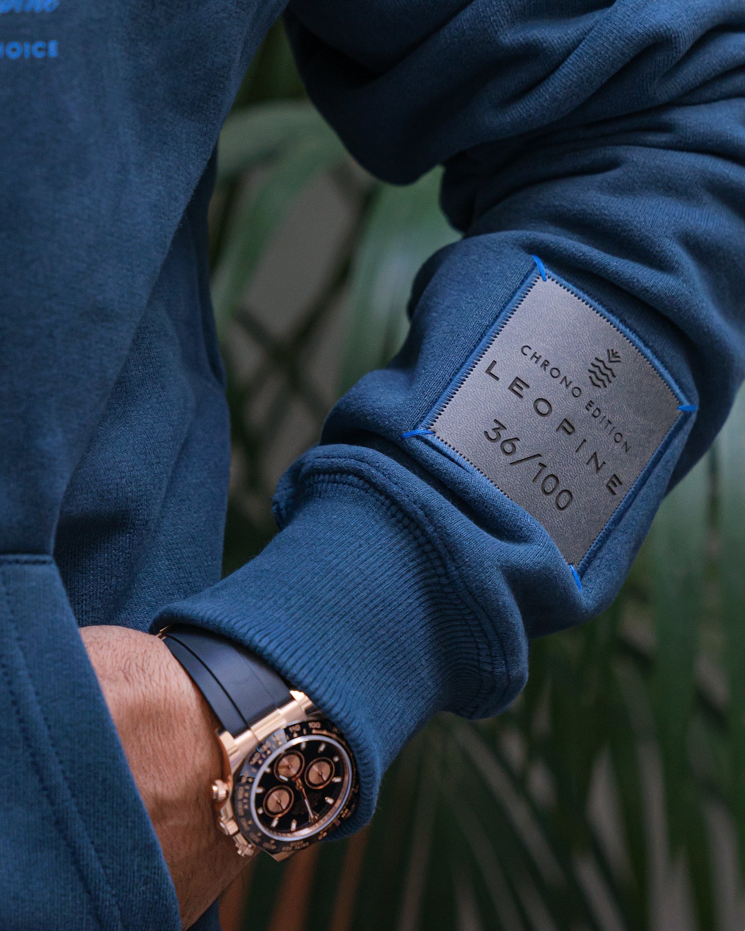 Stop The Chrono Zip-Up Hoodie - LEOPINE