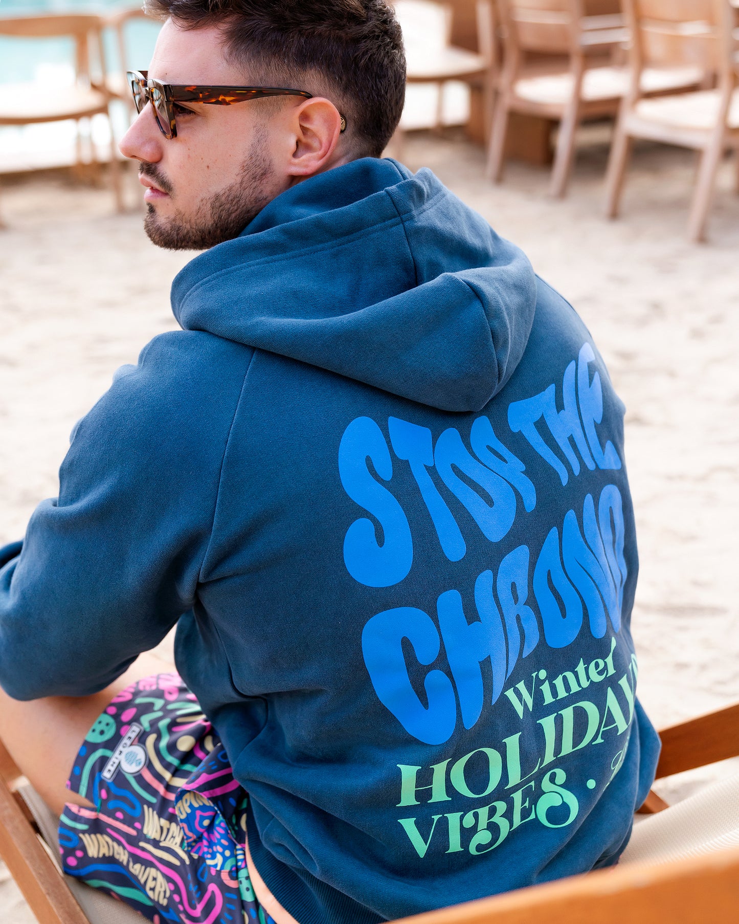 Stop The Chrono Zip-Up Hoodie - LEOPINE