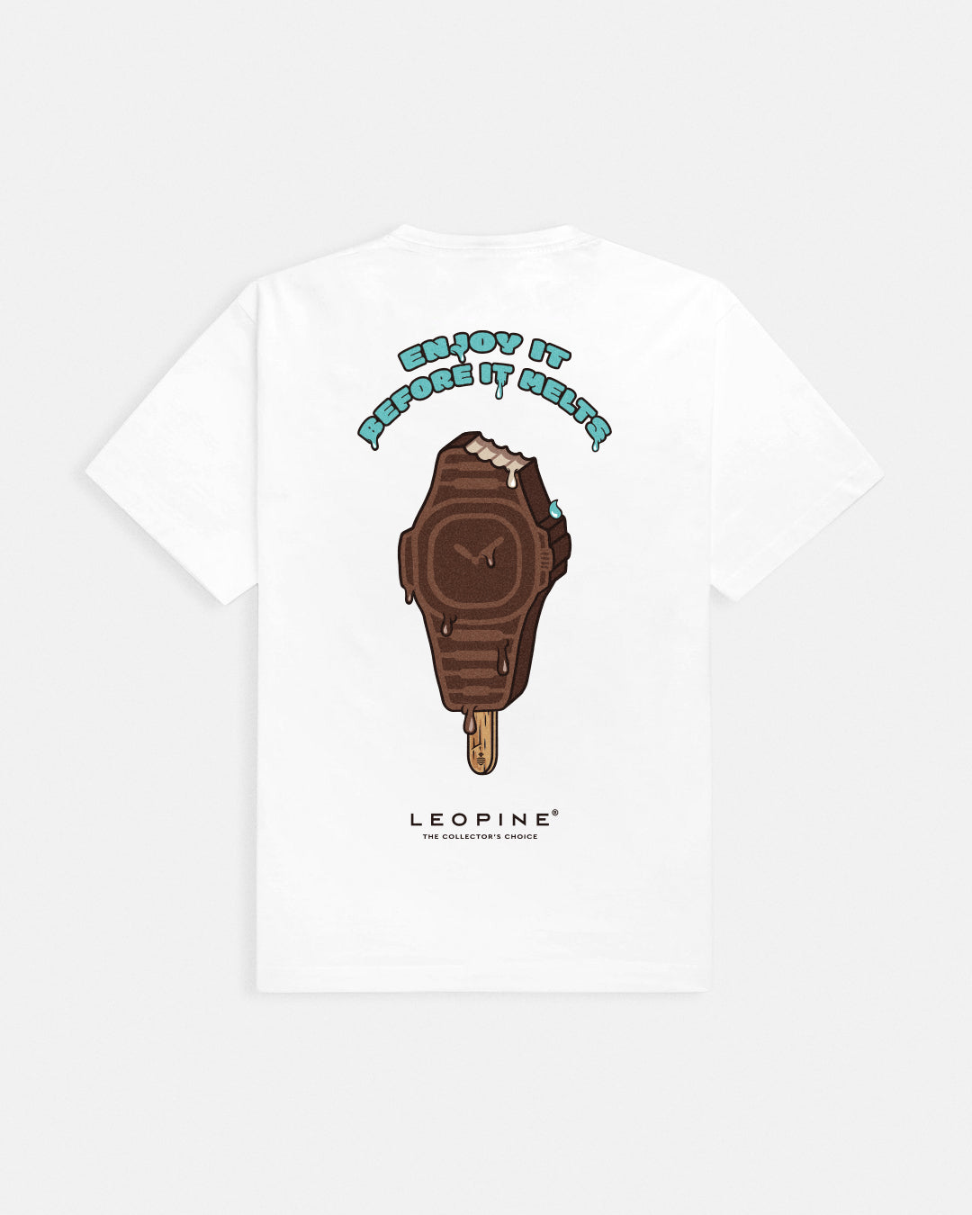 Popsicle o’Clock White T-Shirt - LEOPINE