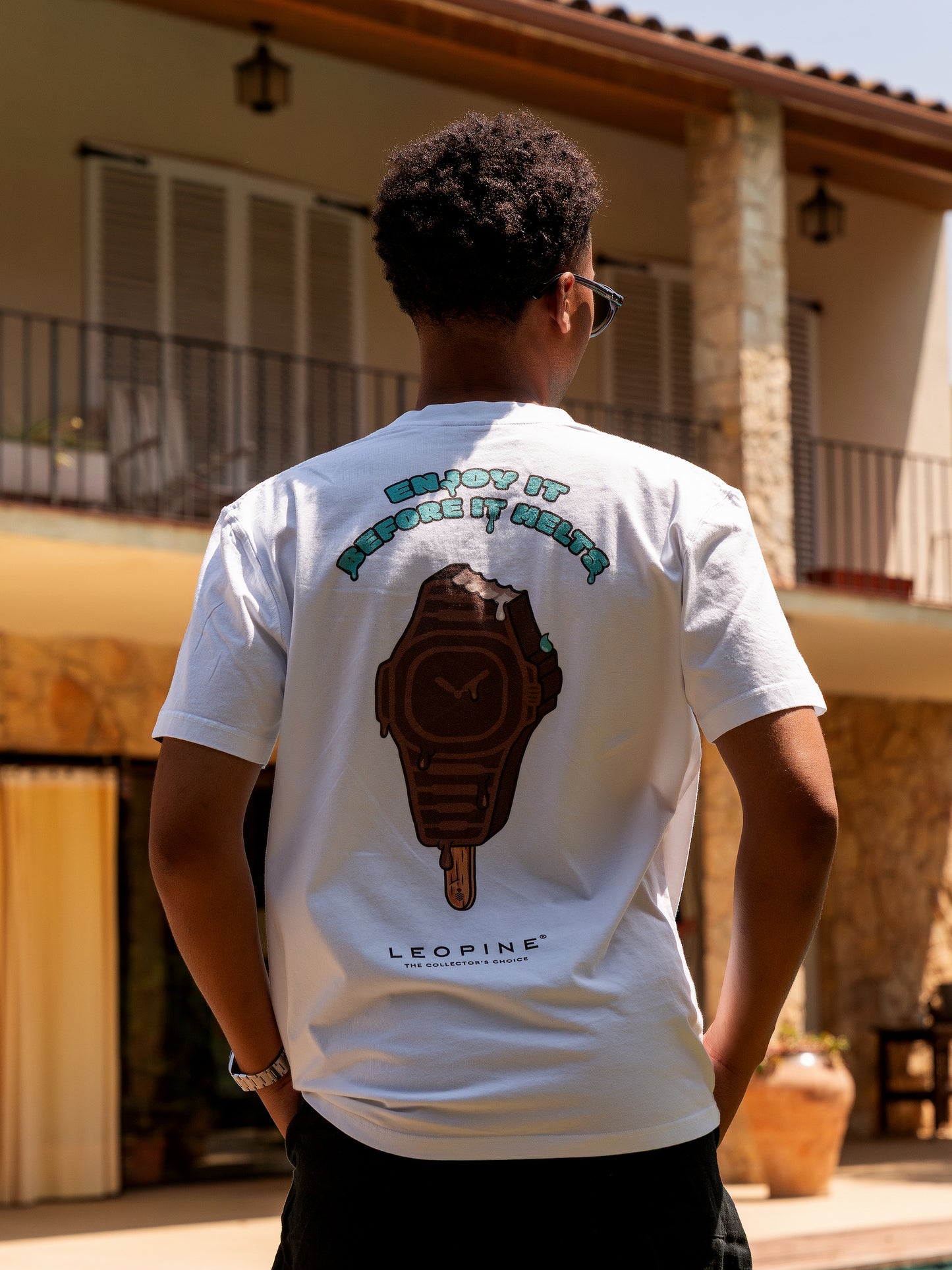 Popsicle o’Clock White T-Shirt - LEOPINE