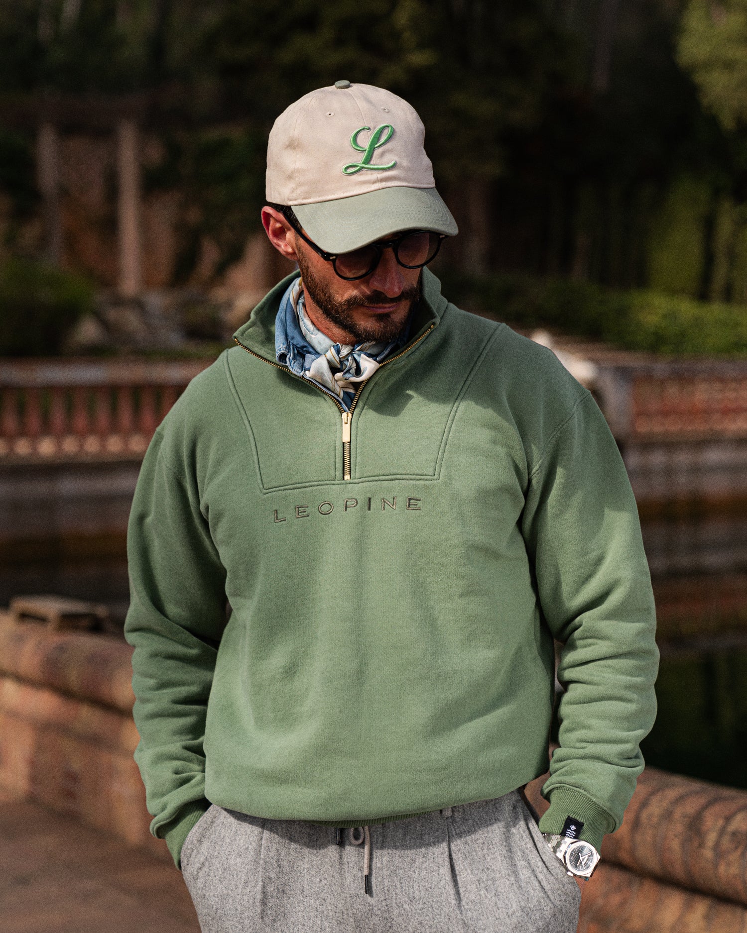 Grail Half-Zip Sweatshirt - LEOPINE