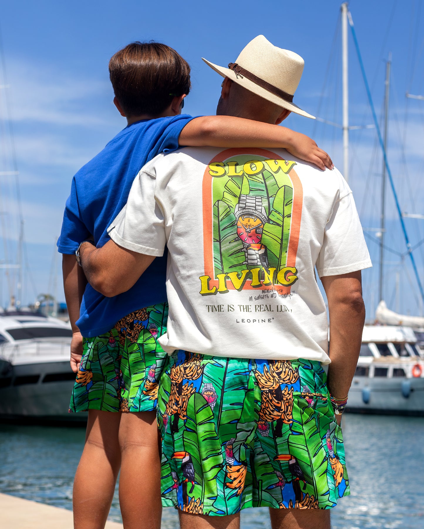 Palm o'Clock Swim Shorts Kids, look 3