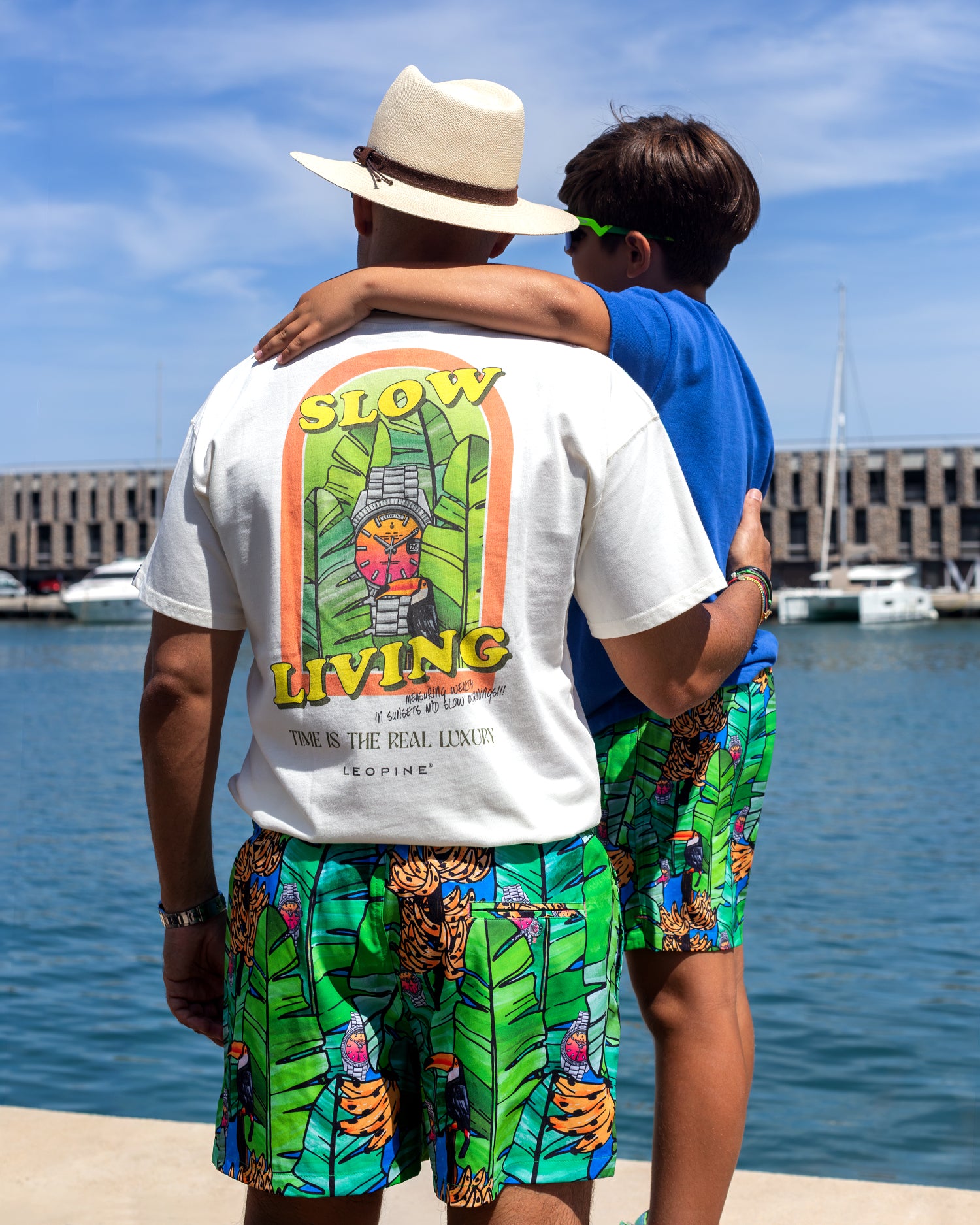 Palm o'Clock Swim Shorts Kids, look 5