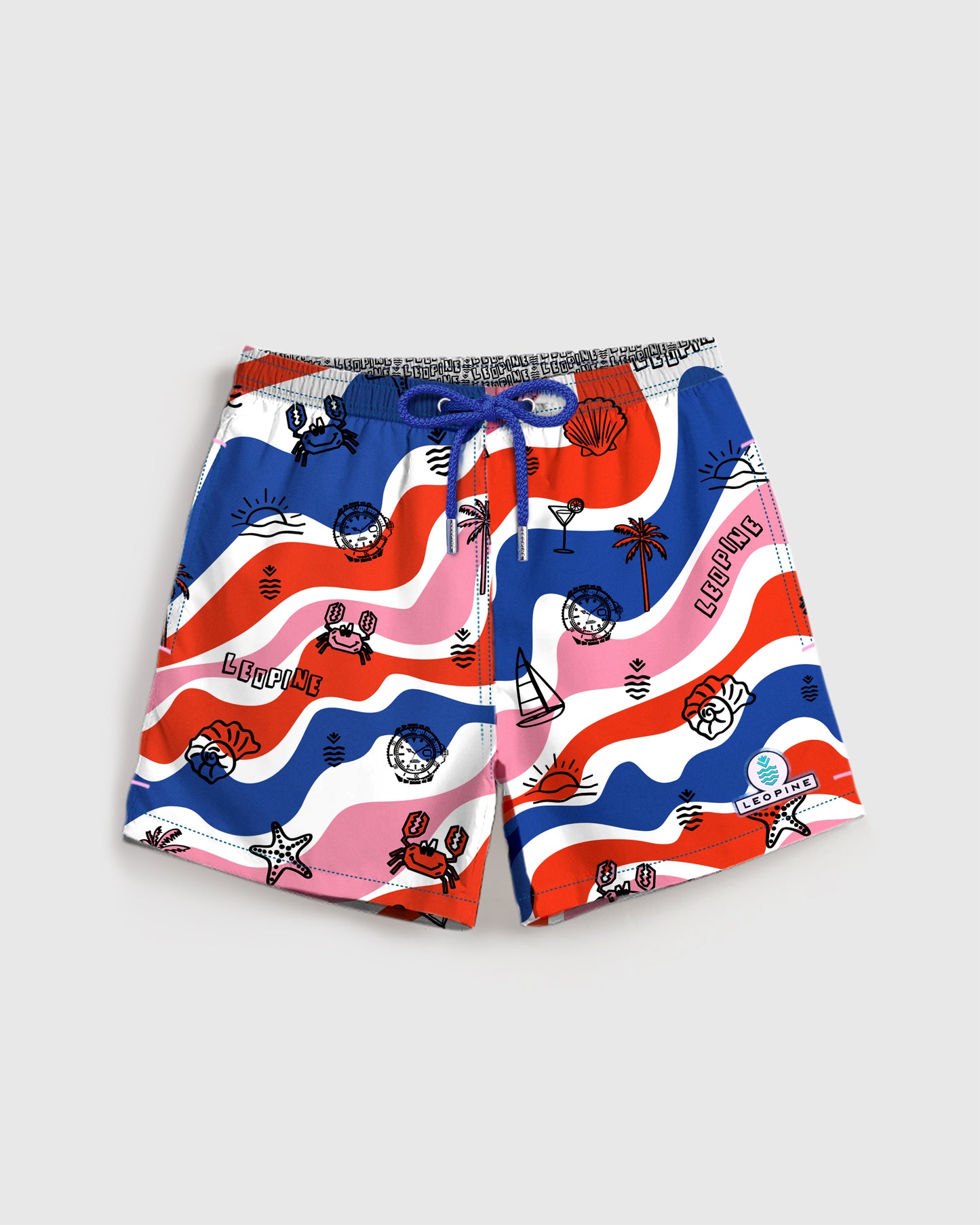 Summer Waves Swim Shorts - LEOPINE