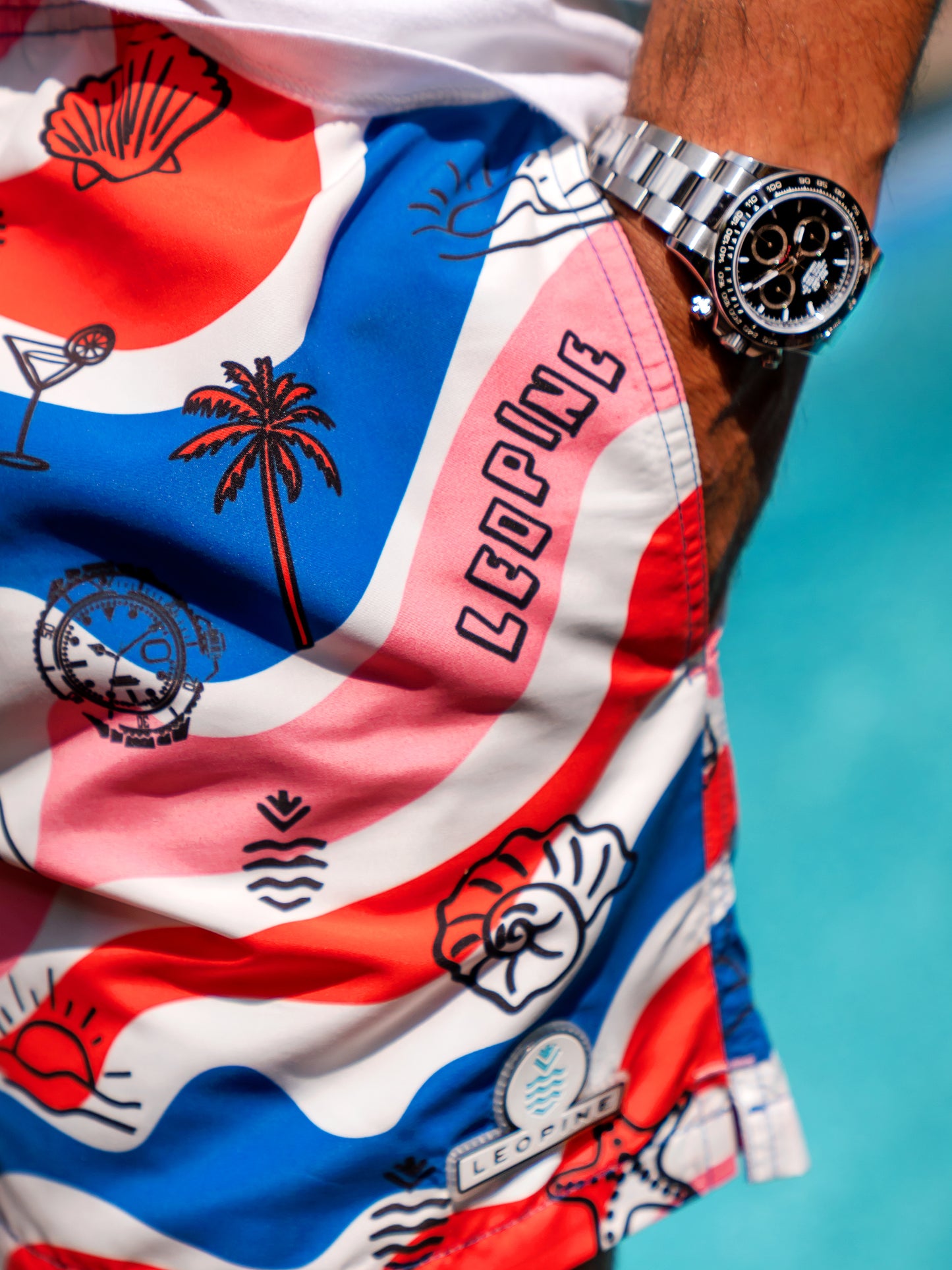 Summer Waves Swim Shorts - LEOPINE