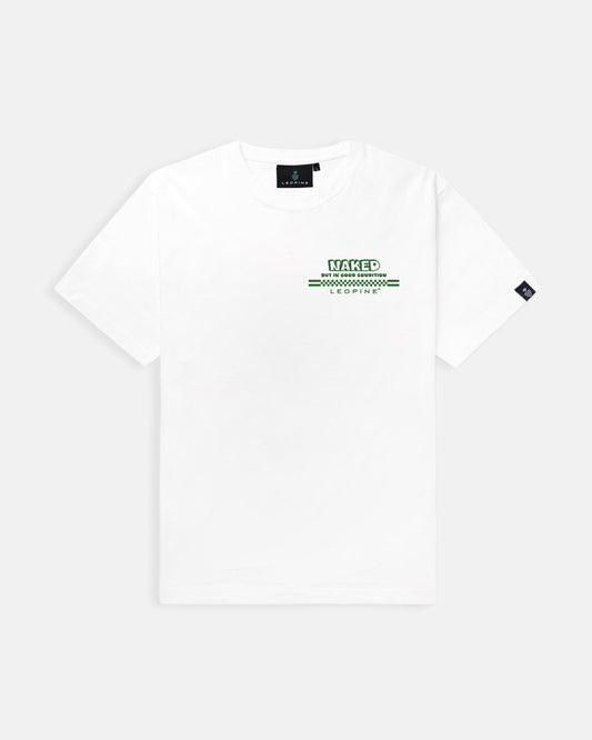 "Naked" White T-Shirt - LEOPINE