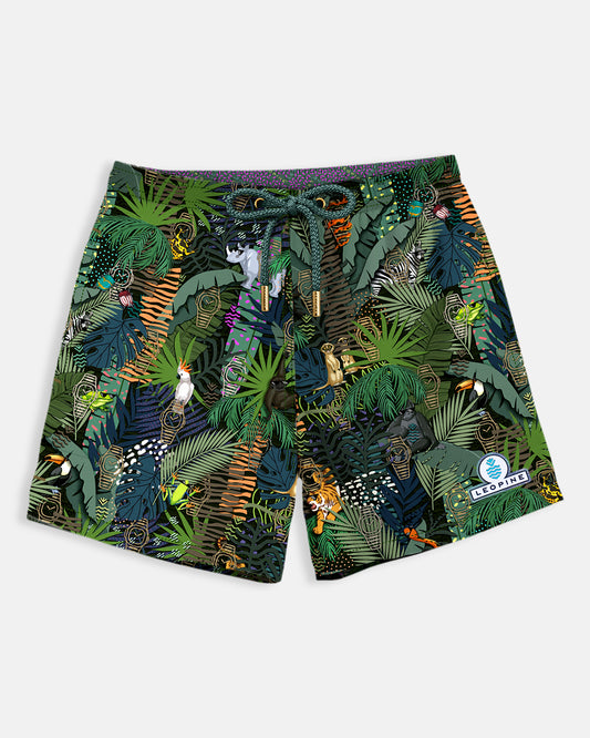 Jungle Fever Swim Shorts - LEOPINE