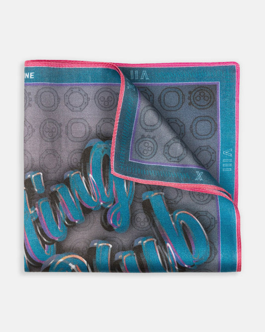 No Waiting List Club Pocket Square - LEOPINE