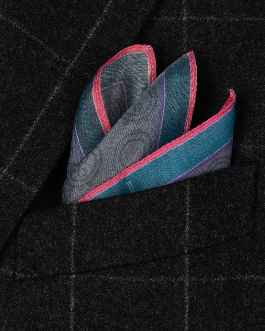 No Waiting List Club Pocket Square - LEOPINE