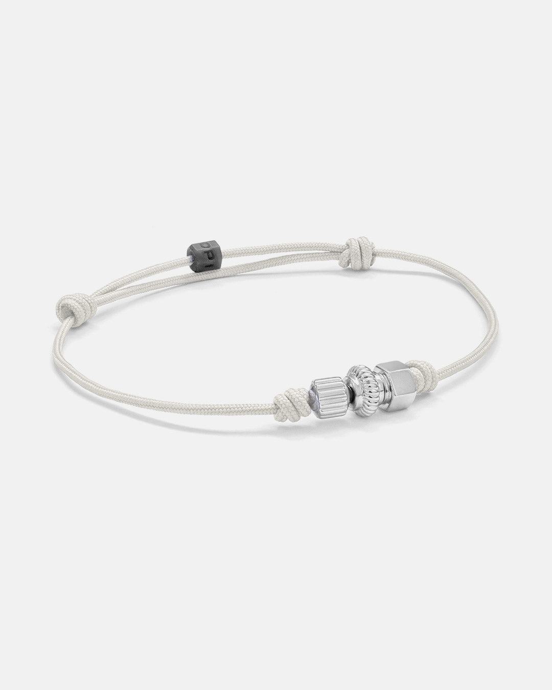 Crown Trifecta. Rhodium Plated Silver - LEOPINE