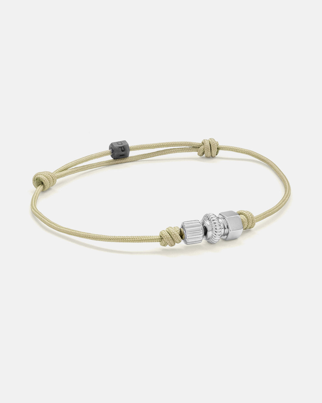 Crown Trifecta. Rhodium Plated Silver - LEOPINE