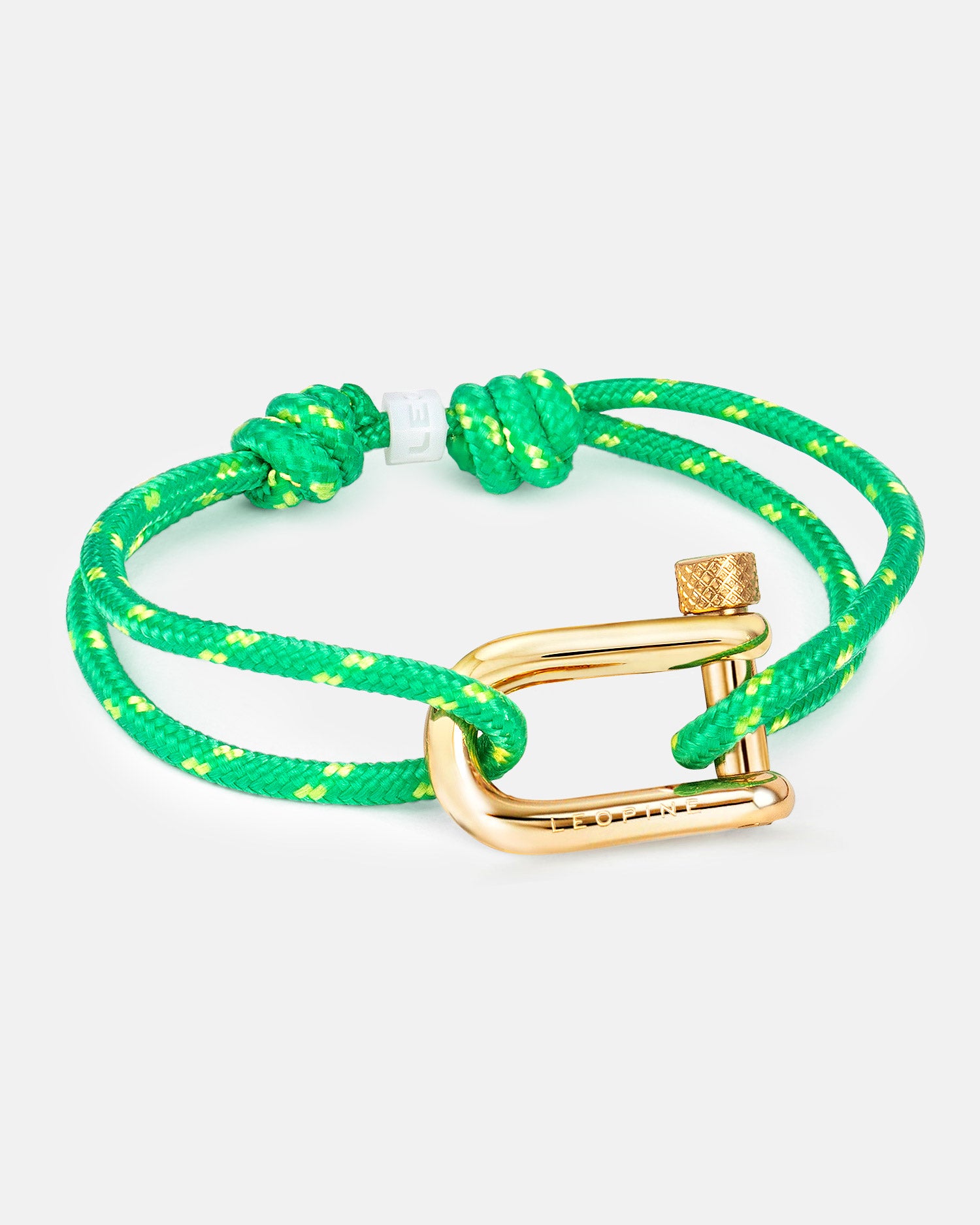 Leopine "U" Bracelet. Yellow Gold Plating - LEOPINE