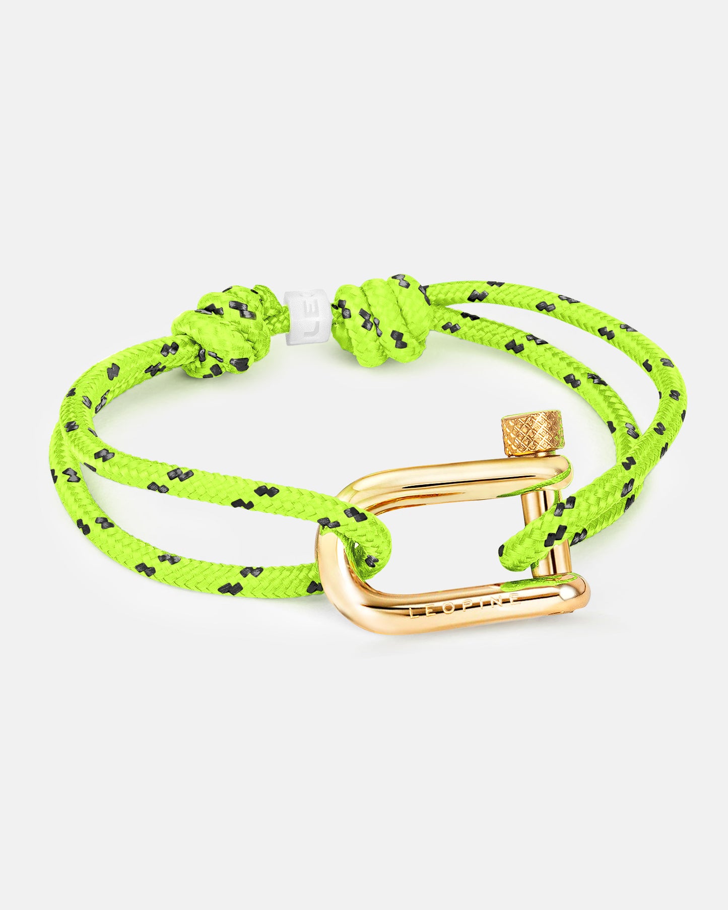Leopine "U" Bracelet. Yellow Gold Plating - LEOPINE