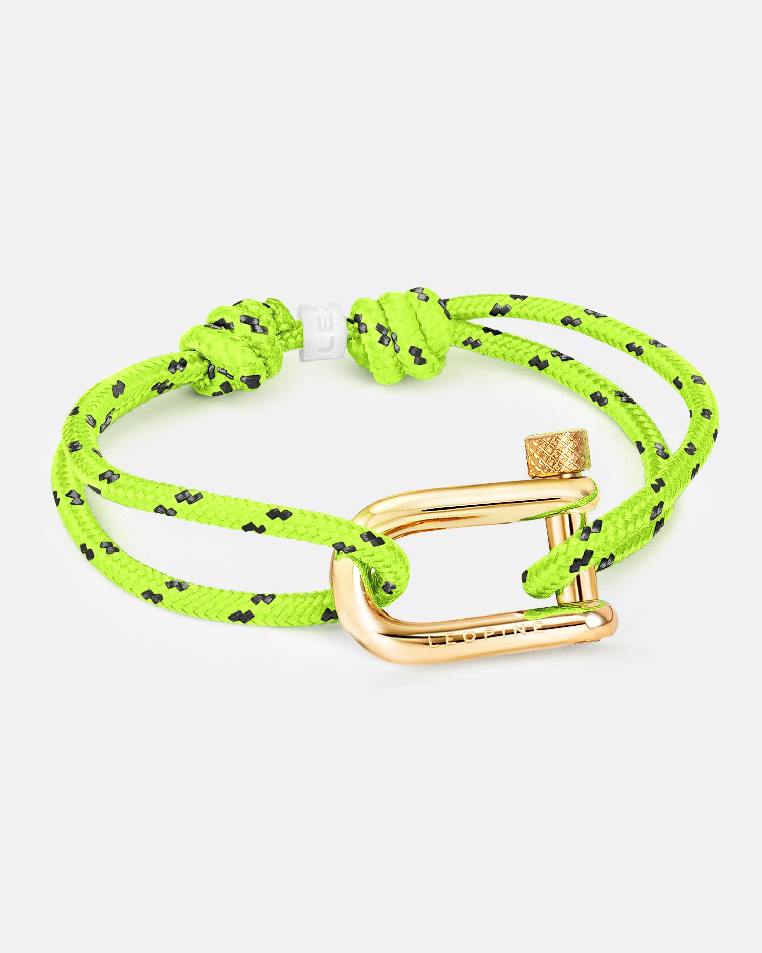 Leopine "U" Bracelet. Yellow Gold Plating - LEOPINE