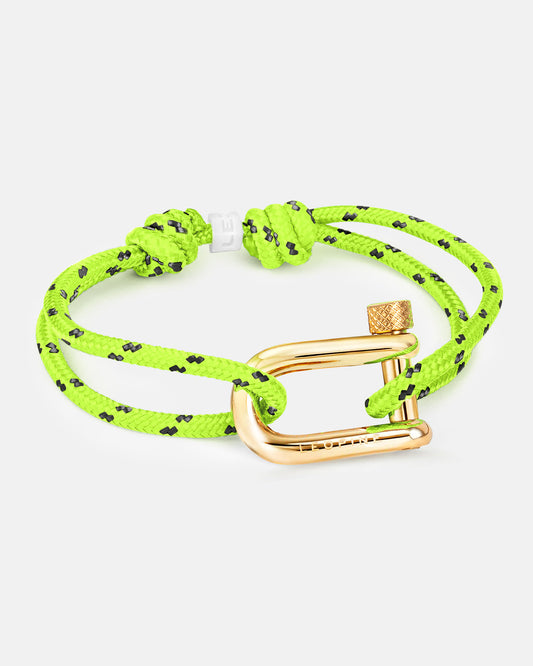 Leopine "U" Bracelet. Yellow Gold Plating - LEOPINE