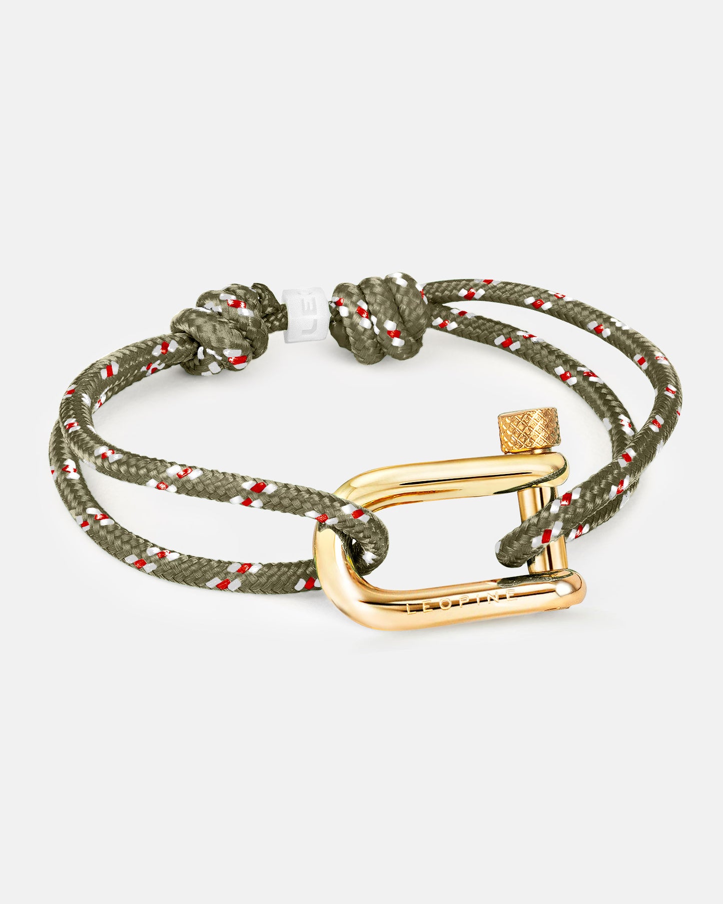 Leopine "U" Bracelet. Yellow Gold Plating - LEOPINE