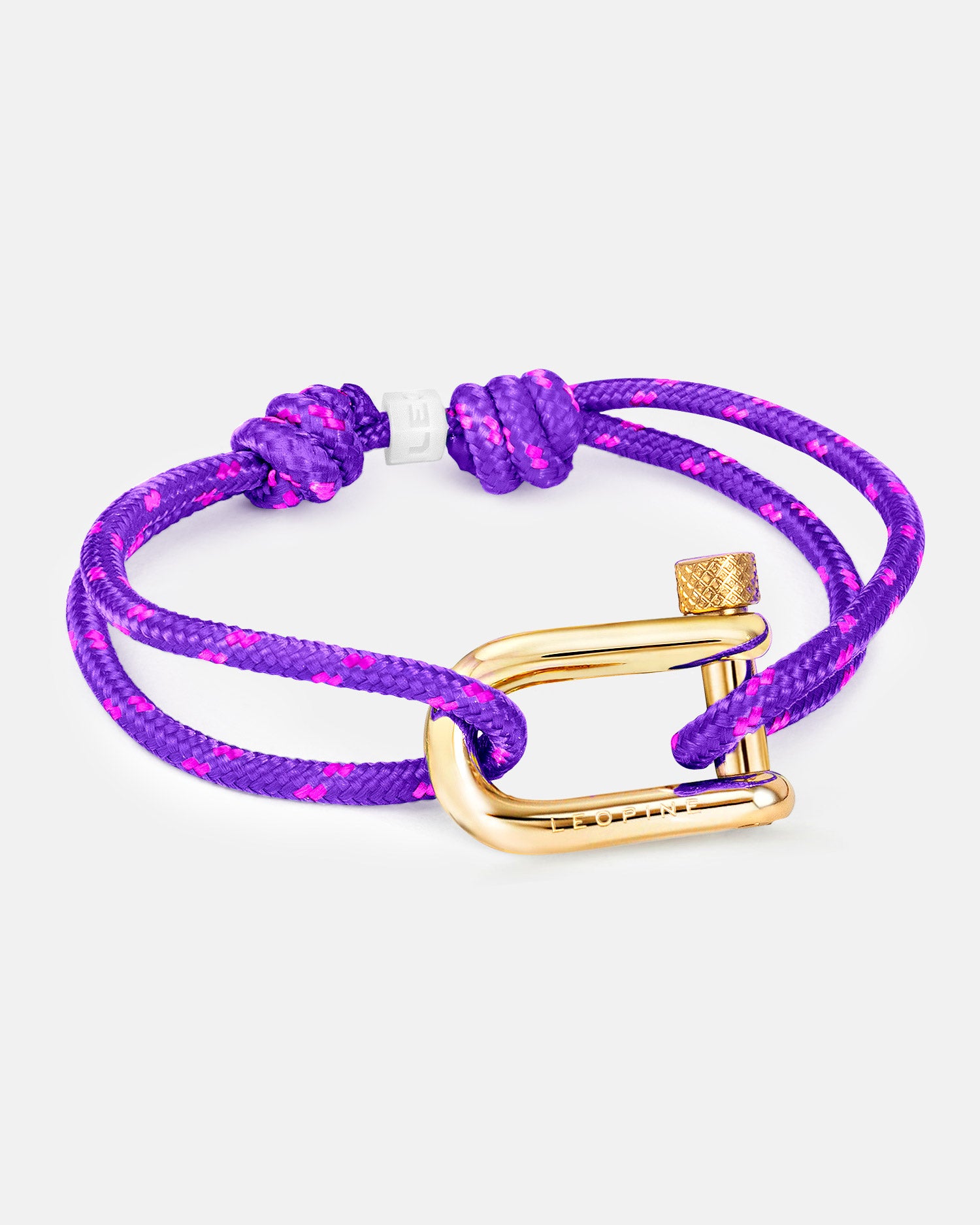 Leopine "U" Bracelet. Yellow Gold Plating - LEOPINE
